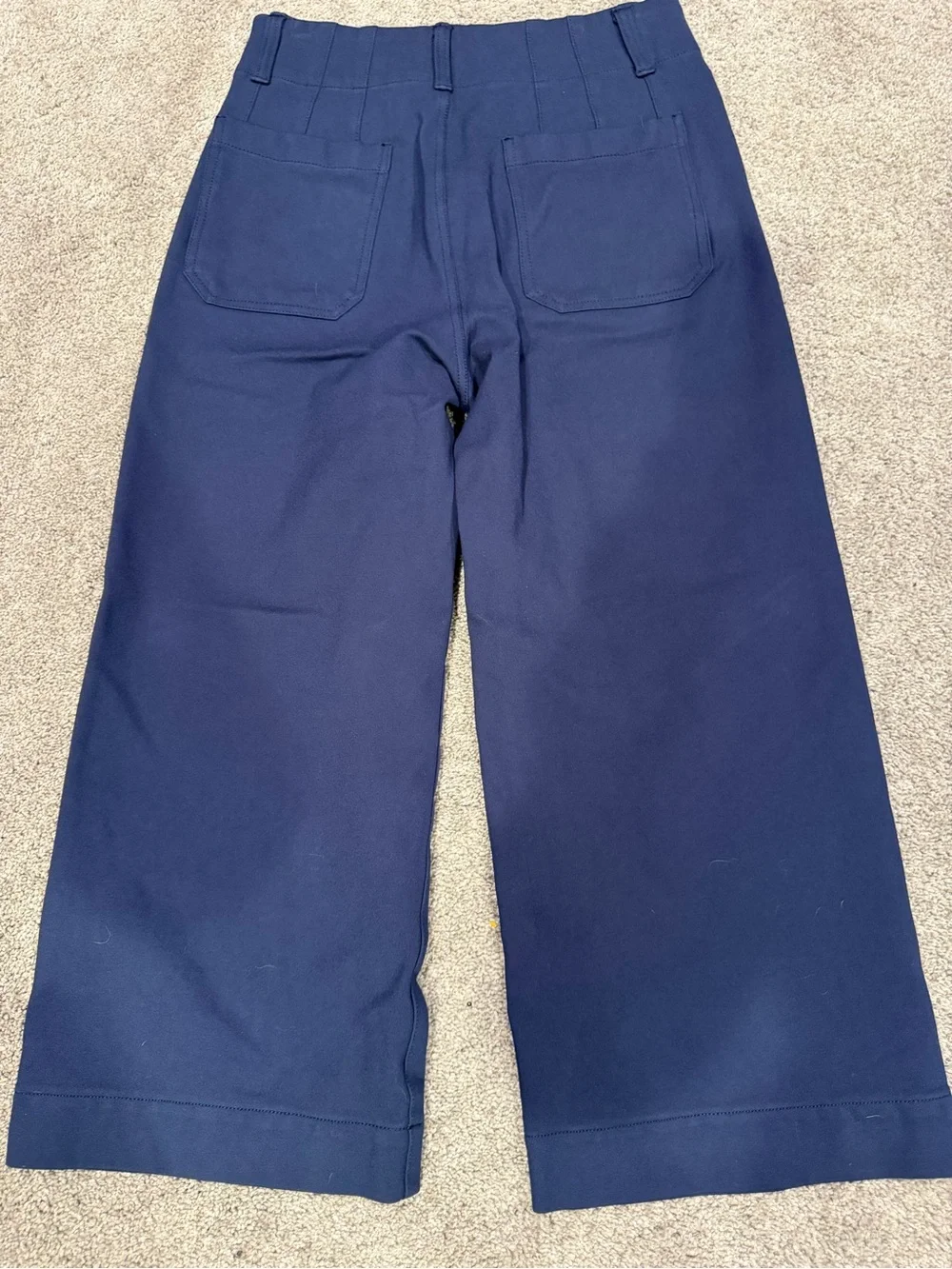 Maeve Navy The Colette Trousers - Picture 1 of 4